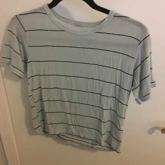 Brandy Melville Tops - DONATING SOON Brandy Melville Striped Crop Tee OS